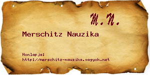 Merschitz Nauzika névjegykártya